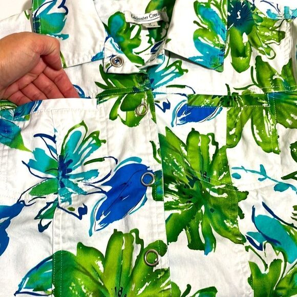 Coldwater Creek Floral Print Midweight Jacket - Picture 4 of 8